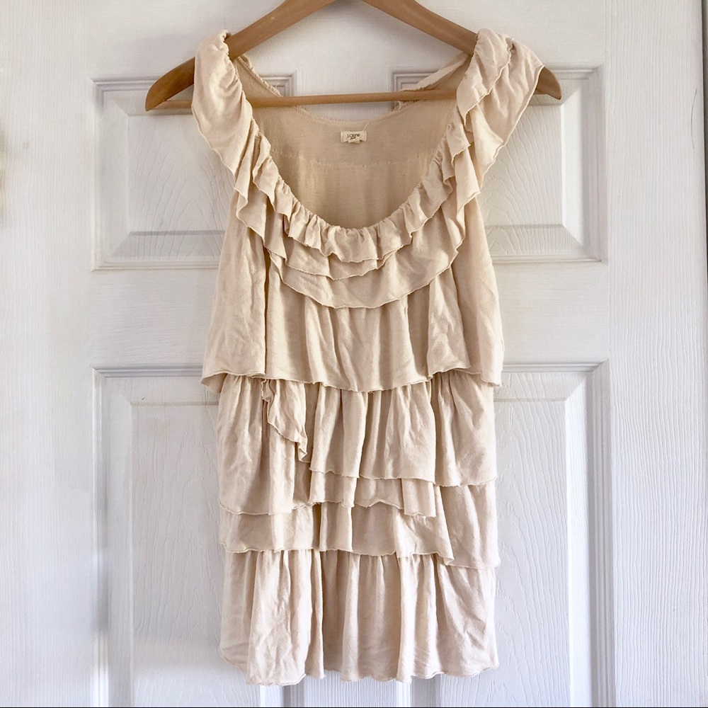 J. Crew ruffle tank top Sz Xs